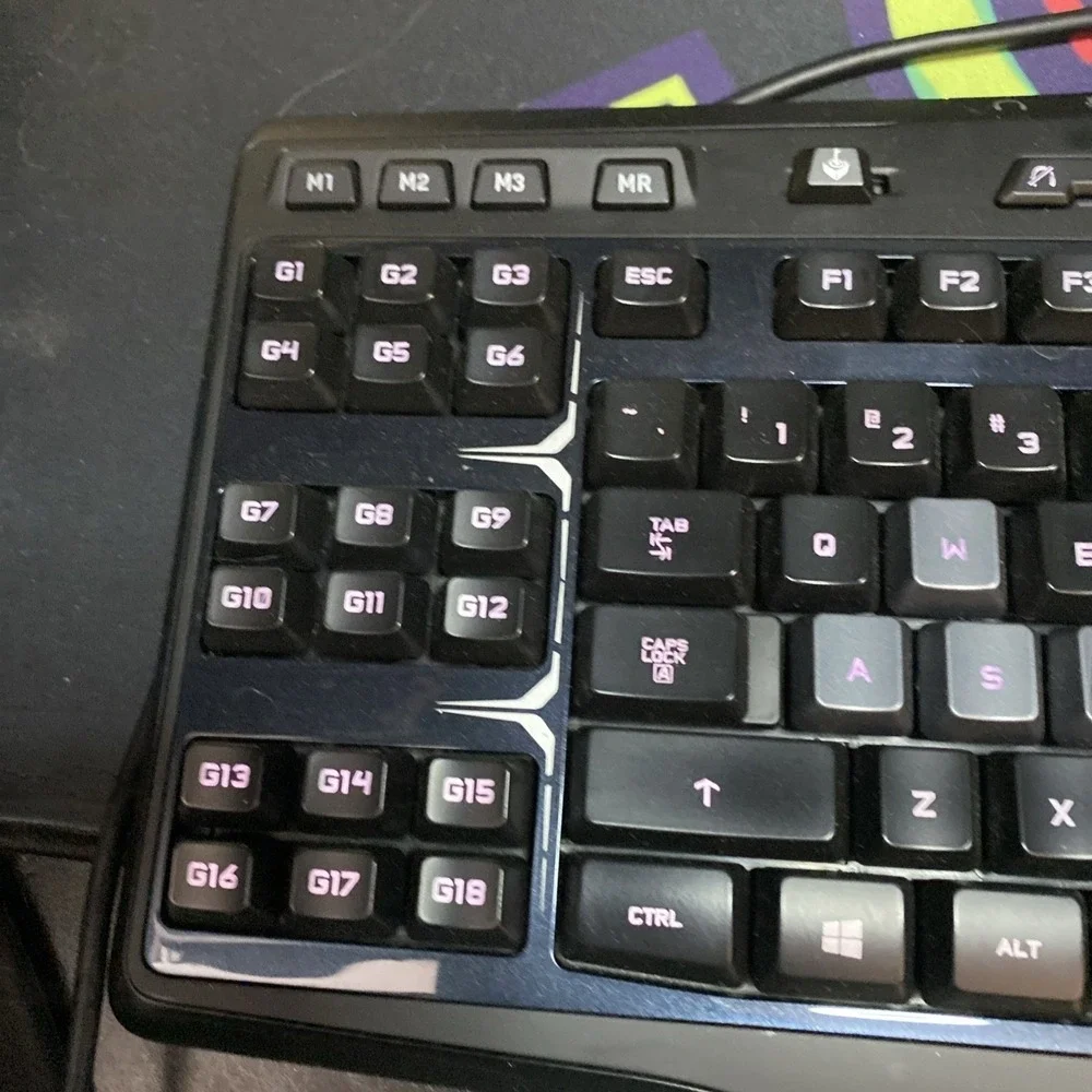 Logitech G510s Wired Gaming Keyboard with Programmable LCD Screen Works Nice! G1